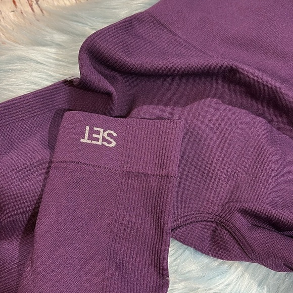 SET ACTIVE Sculptflex Seamless Leggings in Fig Purple - Picture 8 of 8